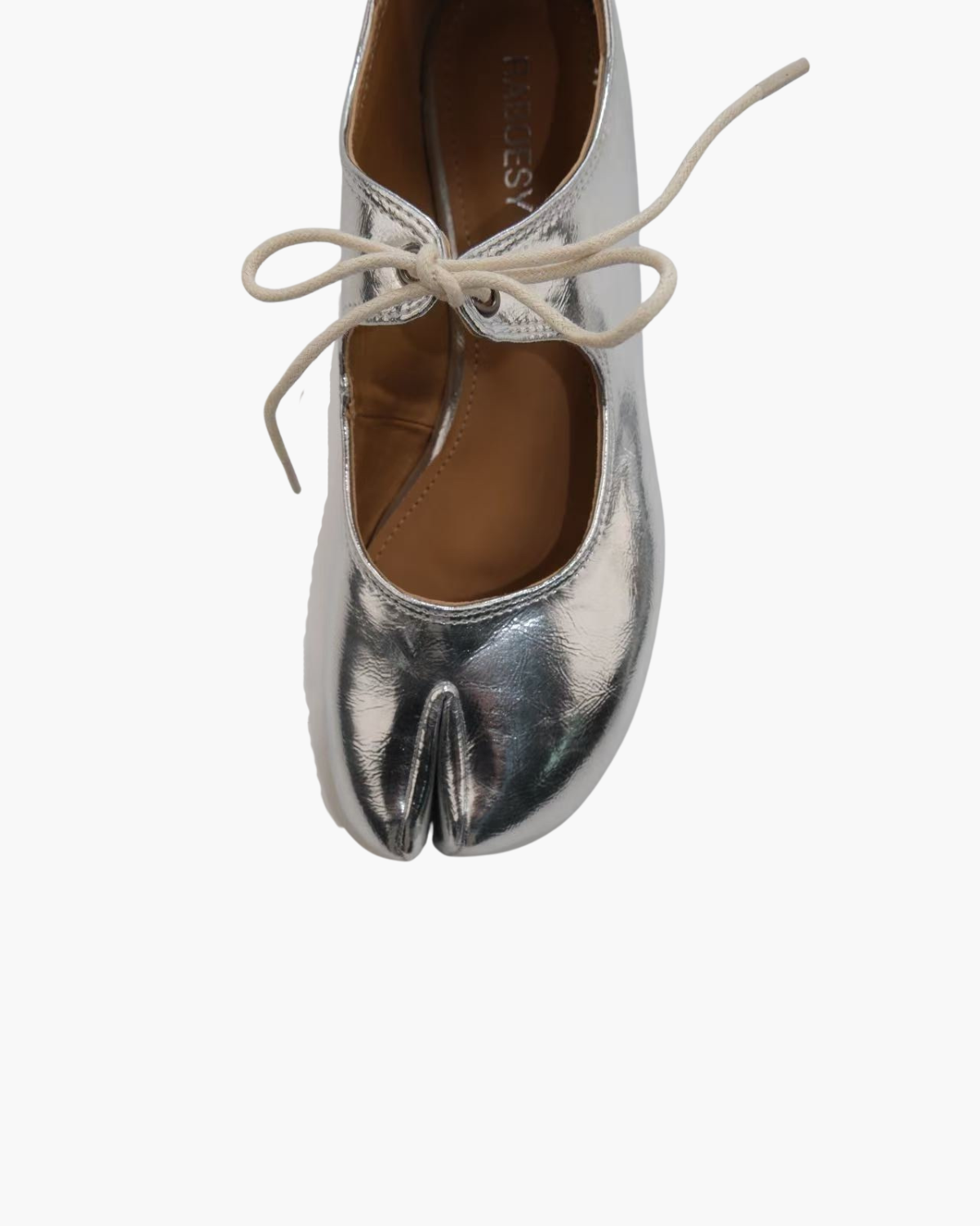 Lace Up Tabi Flats