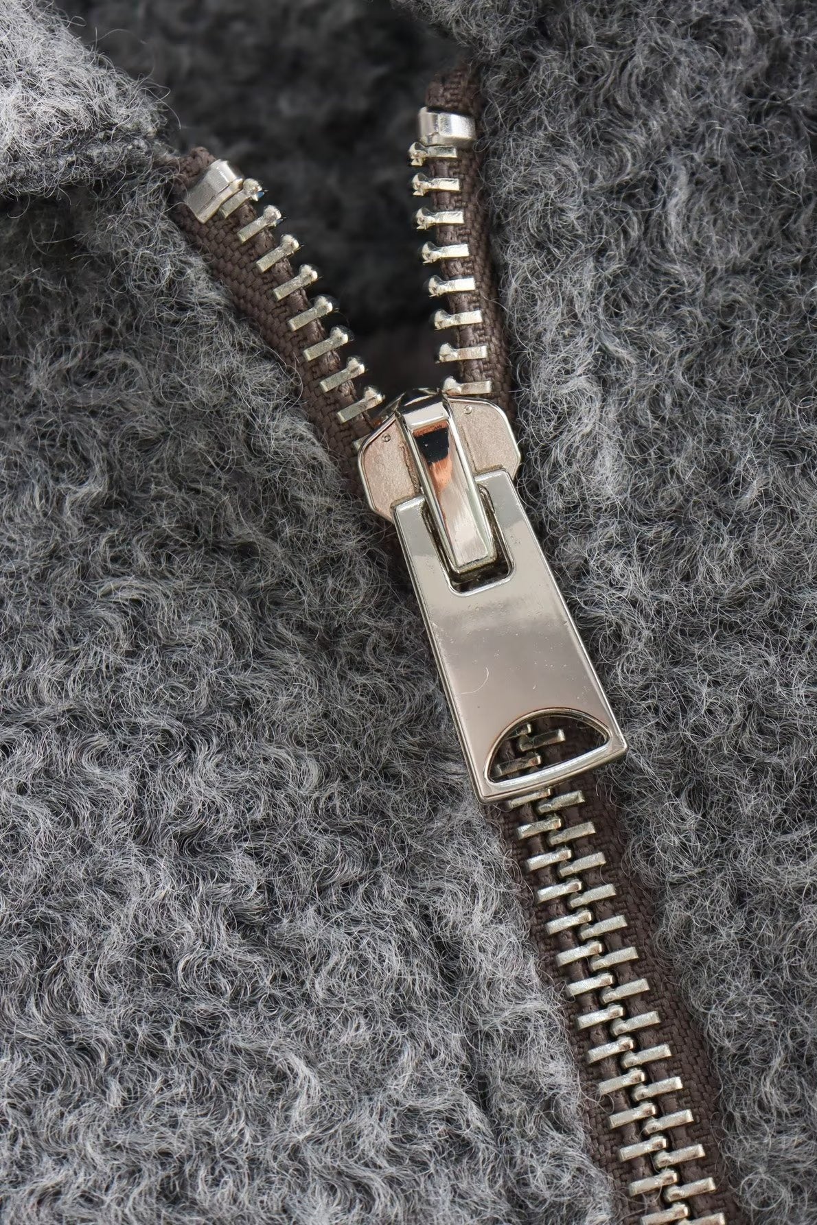 Cropped Boucle Zip Jacket