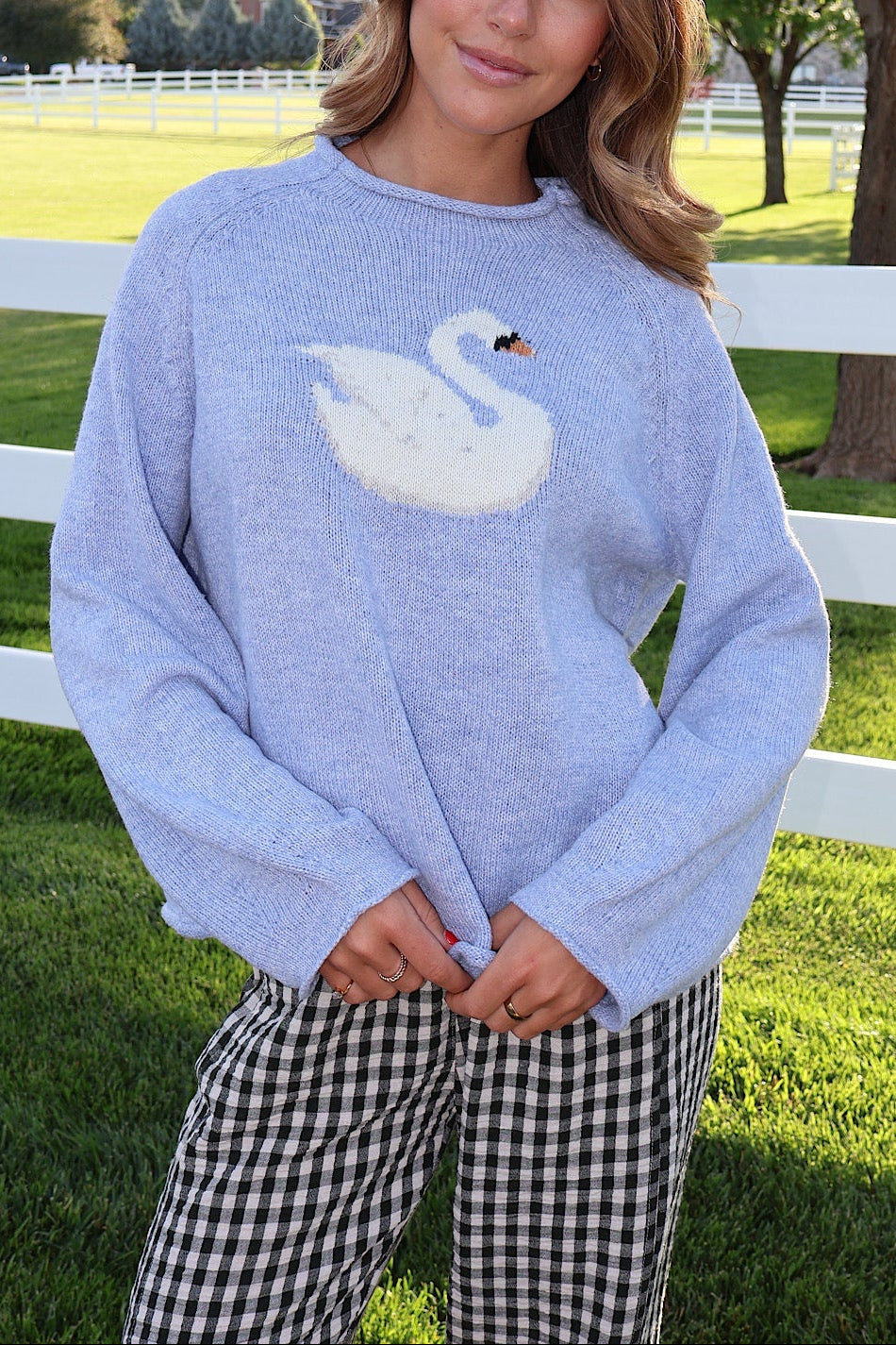 Swan Knit Sweater
