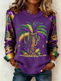 Women'S Casual Carnival Print Hoodie