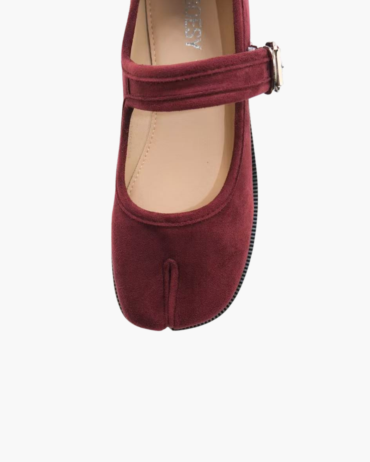 Suede Tabi Mary Jane Flats