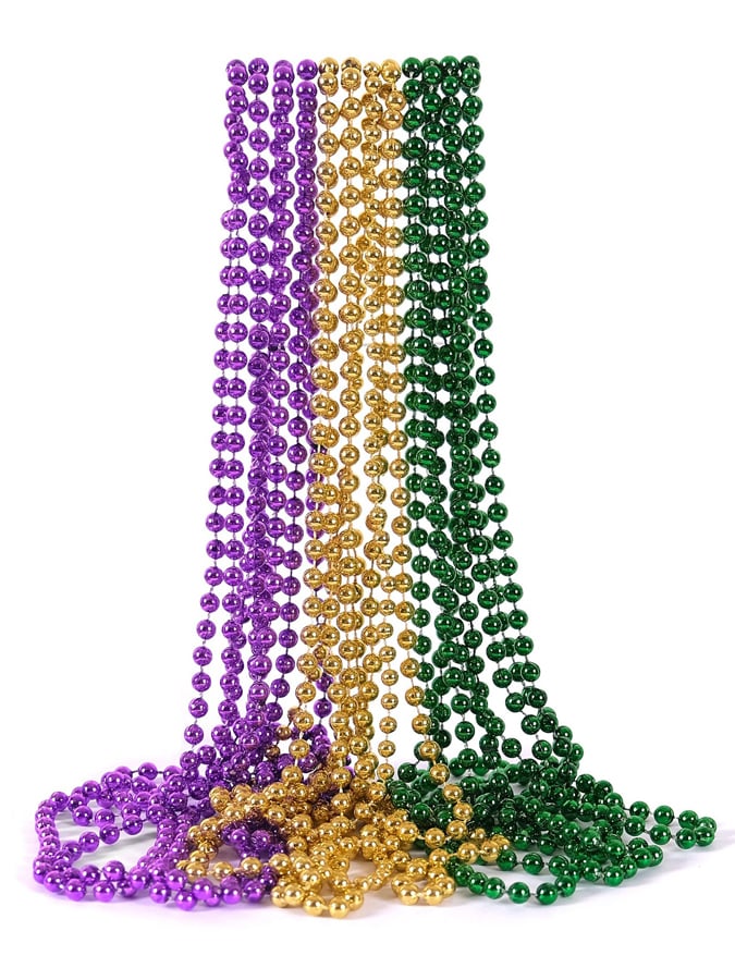 Carnival Purple, Yellow And Green Necklace
