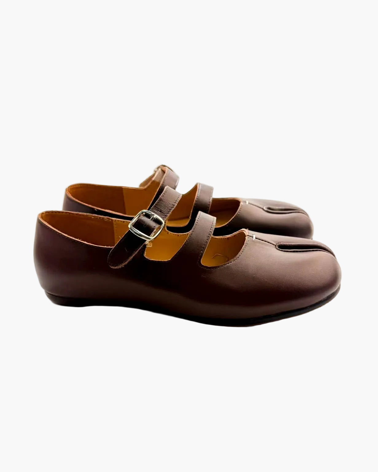 Double Straps Tabi Ballet Flats