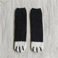 Lovely Cat Paw Inspired Fuzzy Plush Socks