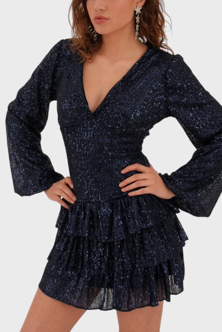 "Paris" dress navy