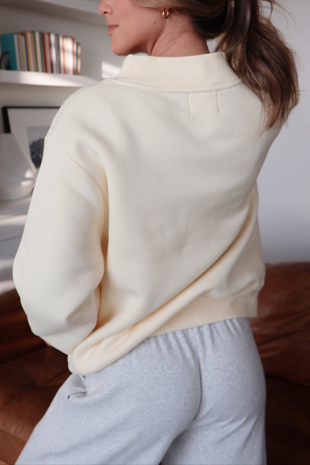 On Repeat Mockneck Pullover in Butter
