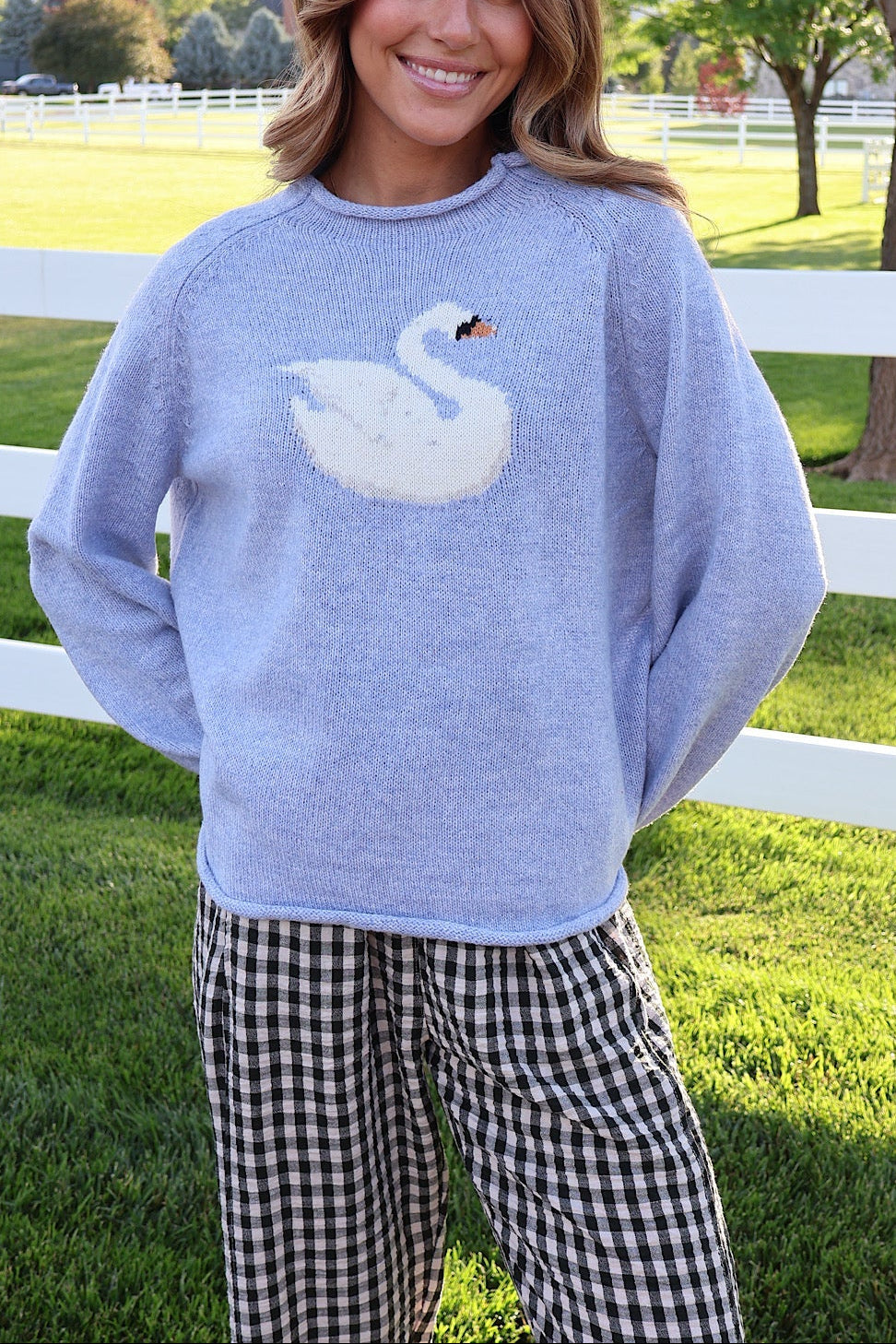 Swan Knit Sweater