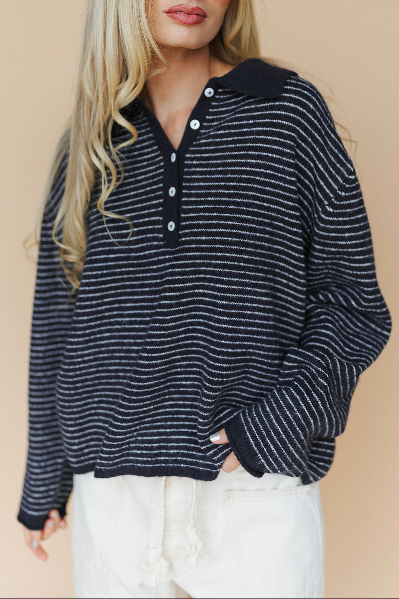 Logan Stripe Henley