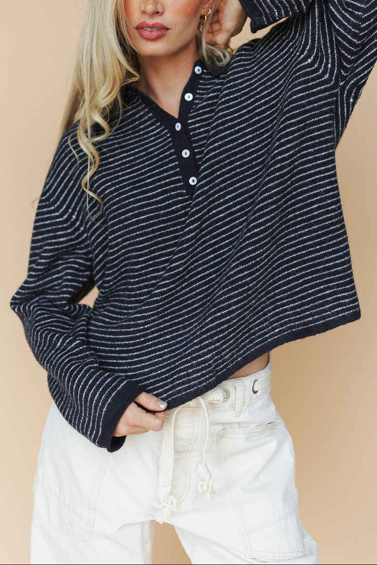 Logan Stripe Henley