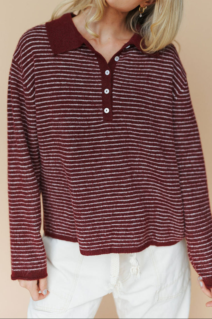 Logan Stripe Henley