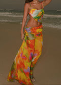 Beach Gradient Printed Maxi Dress