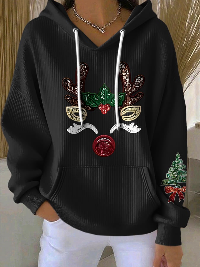 Women'S Casual Christmas Print Sweatshirt