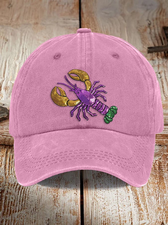 Unisex Distressed Cotton  Mardi Gras Hat
