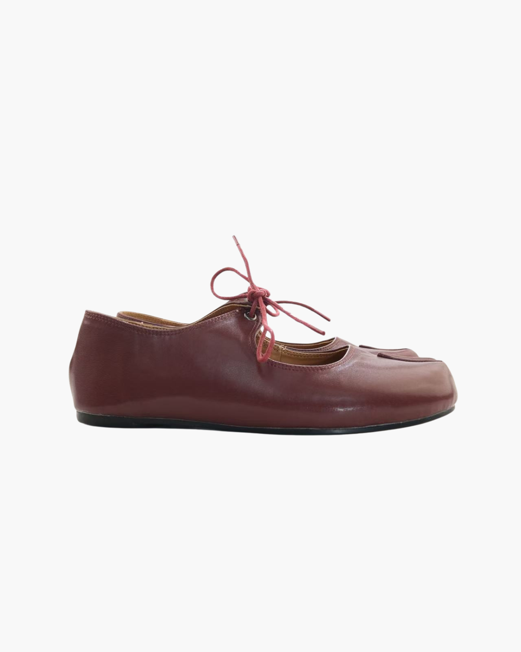 Lace Up Tabi Flats