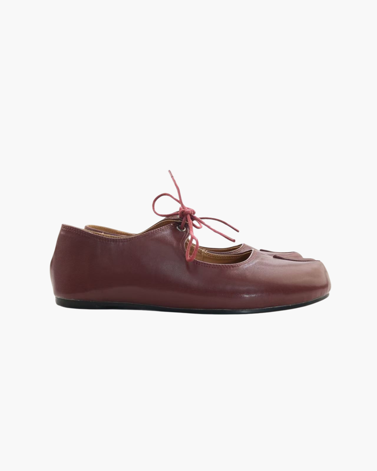 Lace Up Tabi Flats