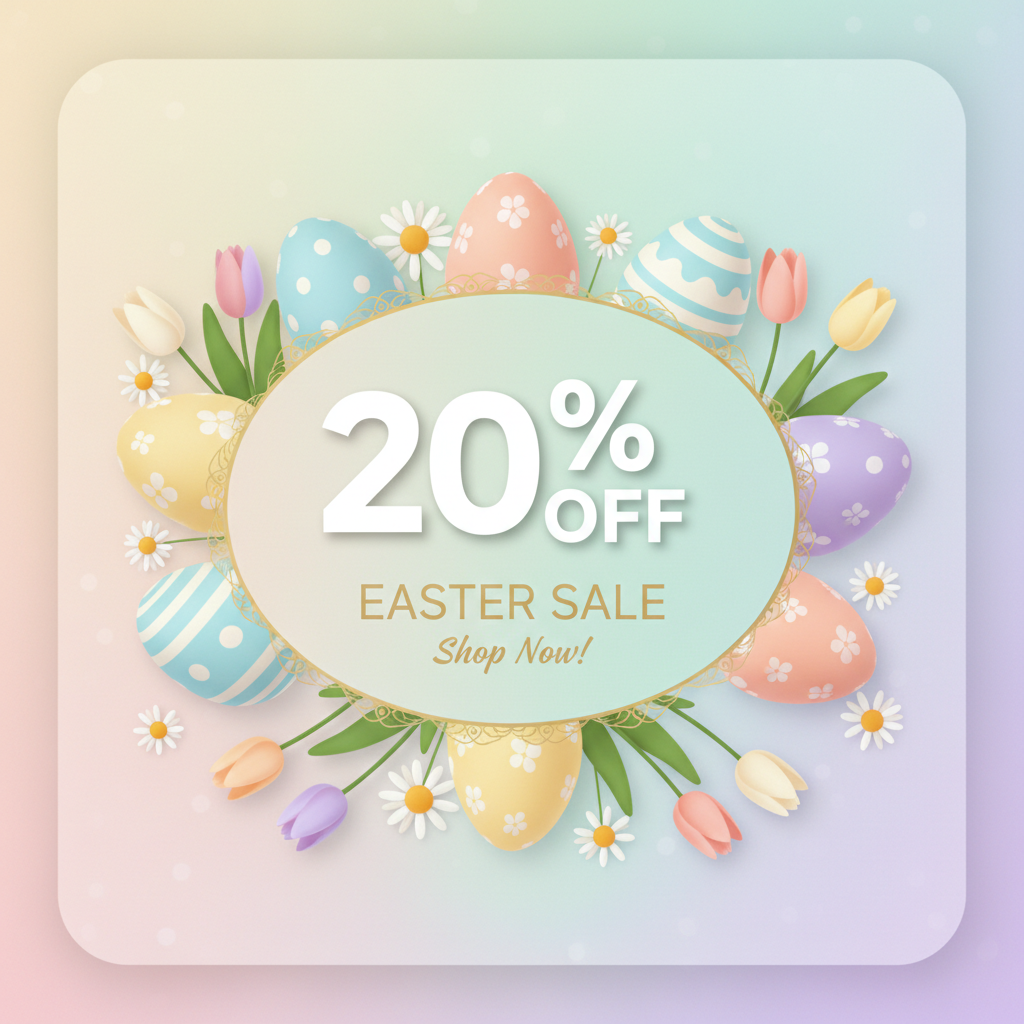 复活节促销图