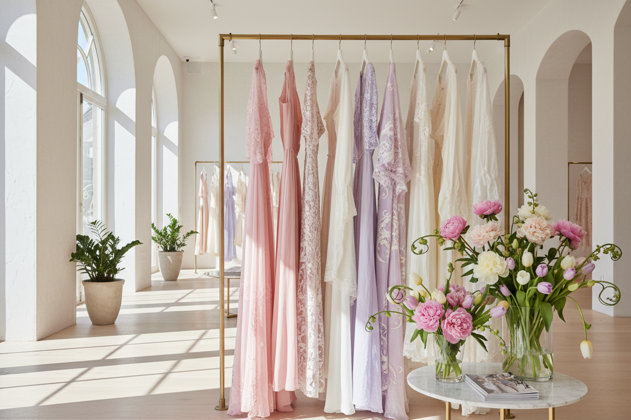 复活节春季连衣裙展示