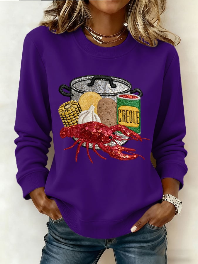 Women's casual carnival sweatshirt