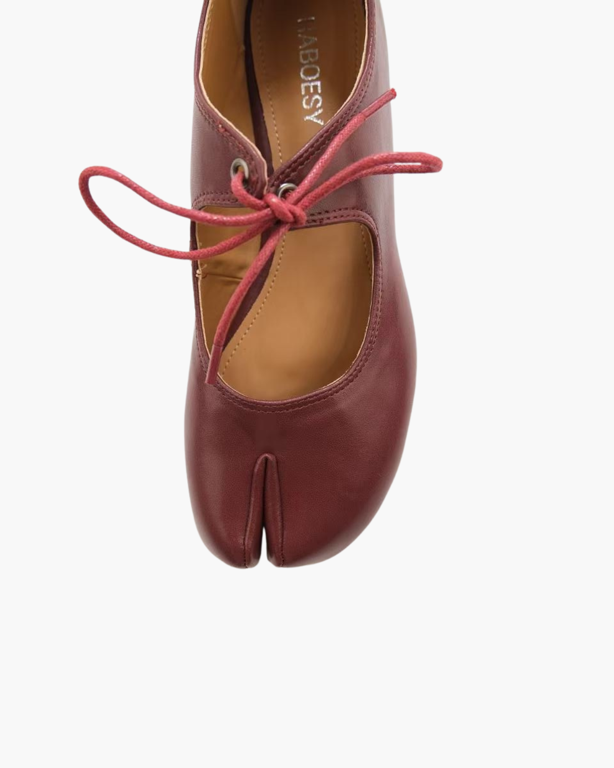 Lace Up Tabi Flats