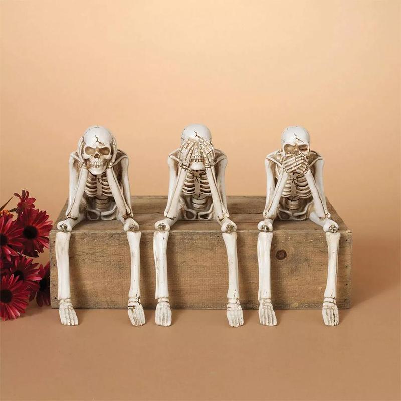 🎃👻💀Halloween Fireplace Simulation Skull Combination