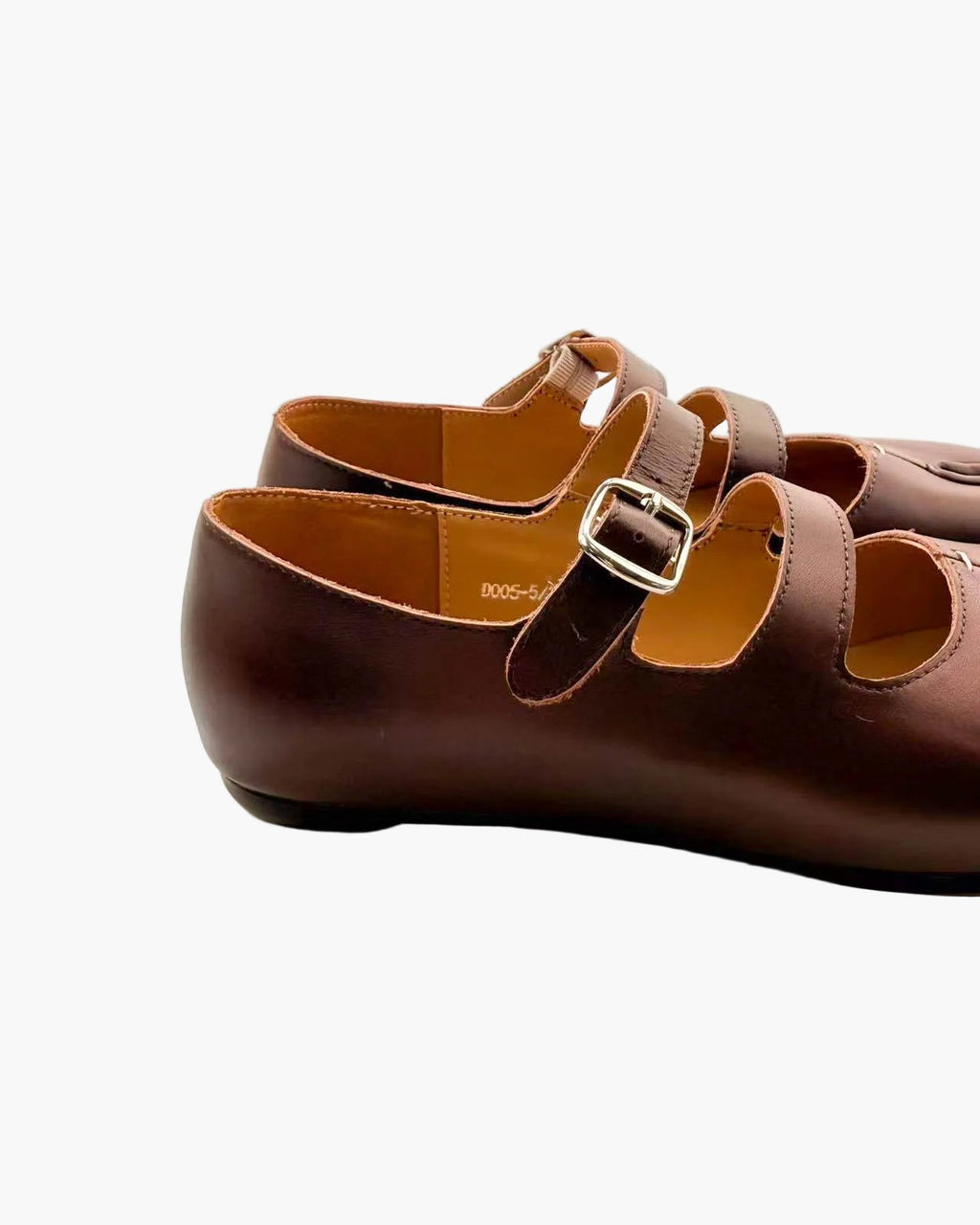 Double Straps Tabi Ballet Flats