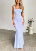 Beverley Lilac Mesh Maxi Dress