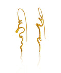 Boho Gold Copper Stud Earrings