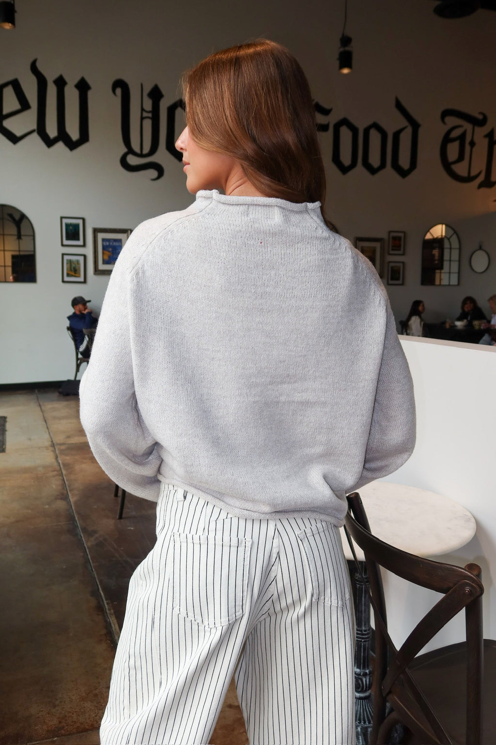 Take Flight Duck Sweater in Heather Oat