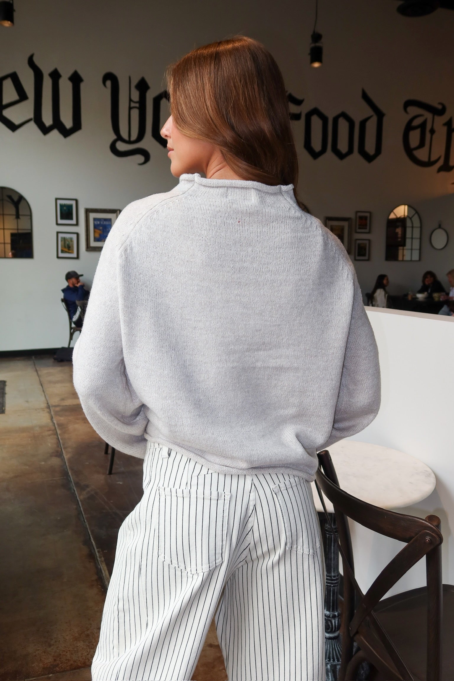 Take Flight Duck Sweater in Heather Oat