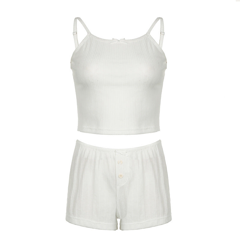 Boho Floral & Polka Dot Cami Loungewear Set Collection