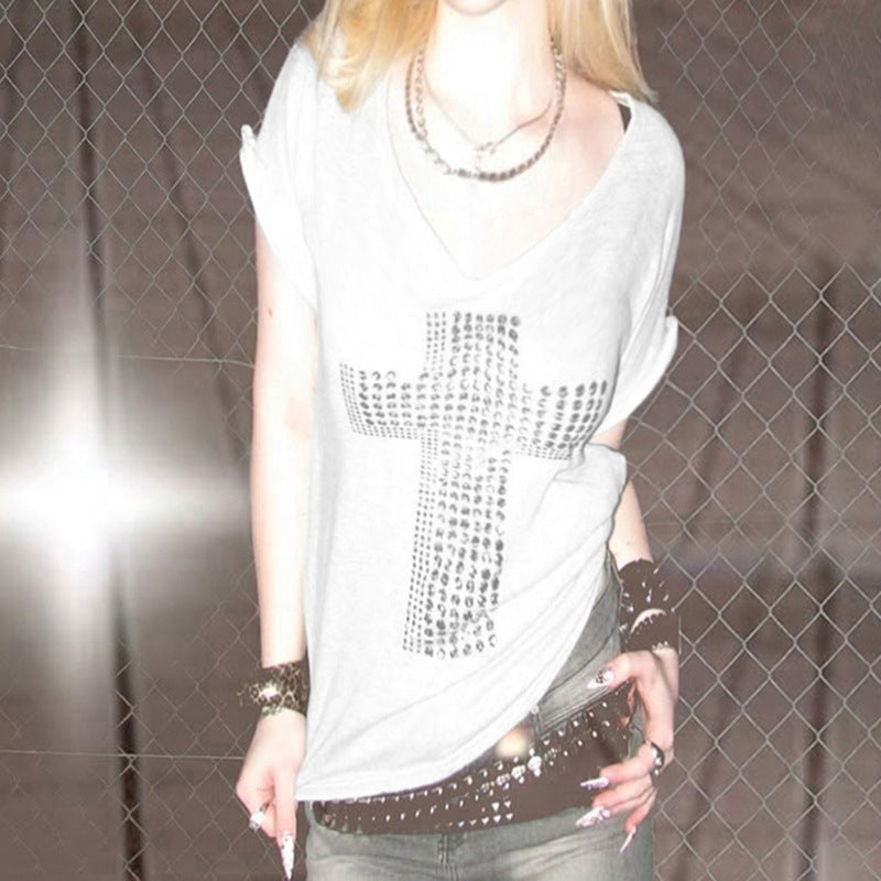 Bohemian Vintage Washed Graphic Print T-Shirt Collection