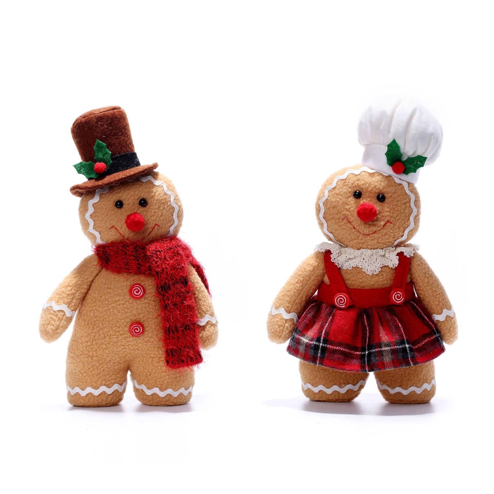 Christmas Decoration Gingerbread Man Baby Doll Decoration Wool Dwarf Doll