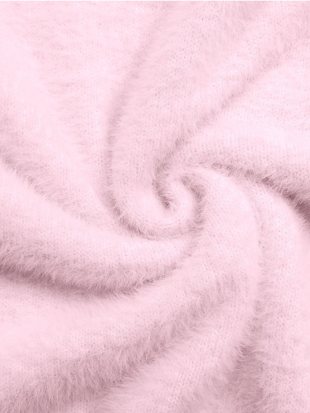 Off-Shoulder Fluffy Knit Oversized Sweater