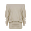 Boho Off-Shoulder Ruched Waist Long Sleeve Top Collection