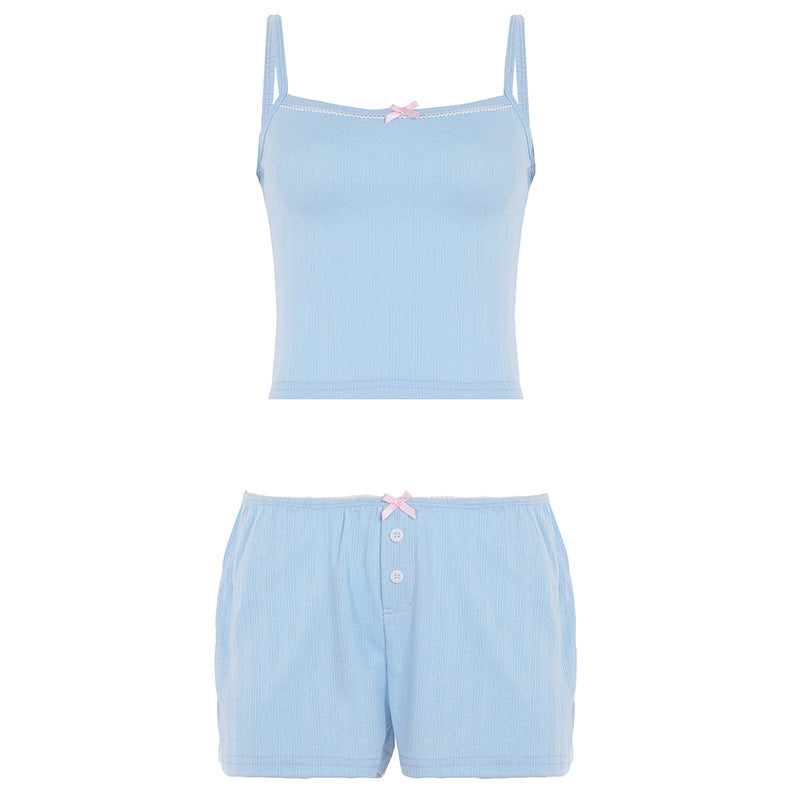 Boho Floral & Polka Dot Cami Loungewear Set Collection