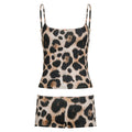 Bohemian Leopard Print Cami & Shorts Set