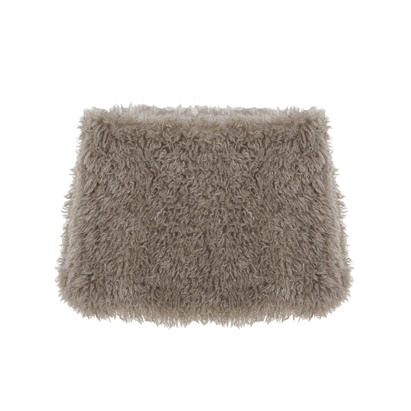 Bohemian Fuzzy Fluffy Mini Skirt