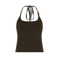 Bohemian Beaded Halter Cami Top