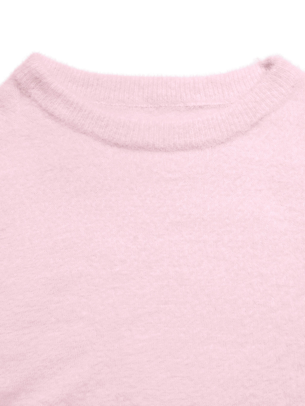 Off-Shoulder Fluffy Knit Oversized Sweater