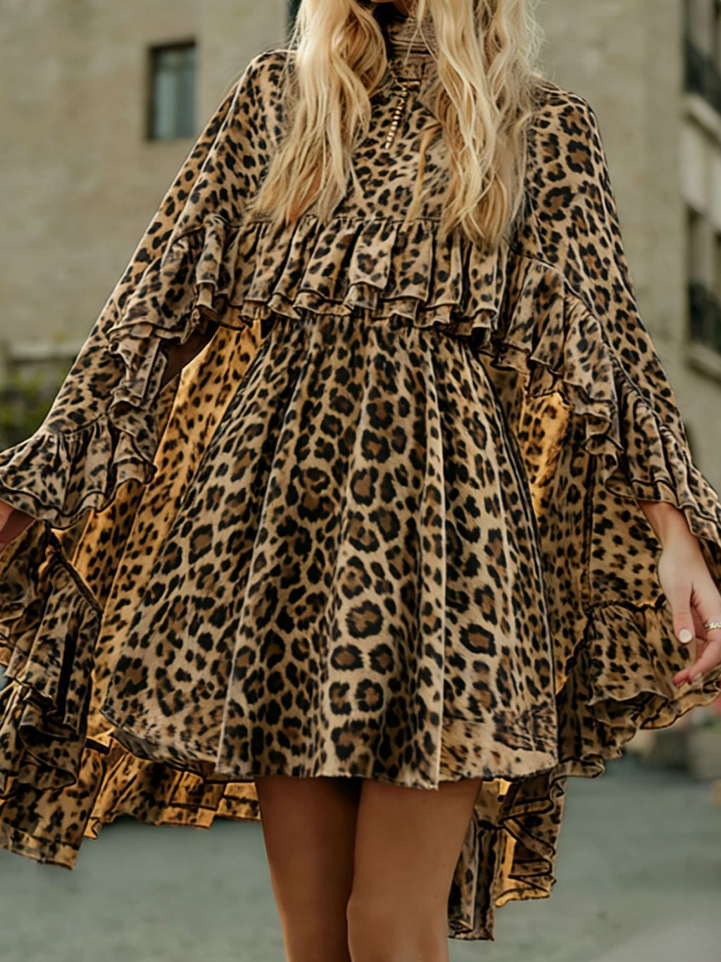 Elegant Chiffon Dress Fashion Inner Match Strap Two-Piece Set