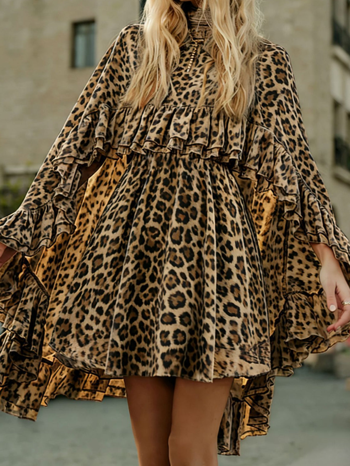 Elegant Chiffon Dress Fashion Inner Match Strap Two-Piece Set