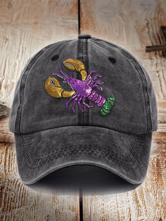 Unisex Distressed Cotton  Mardi Gras Hat