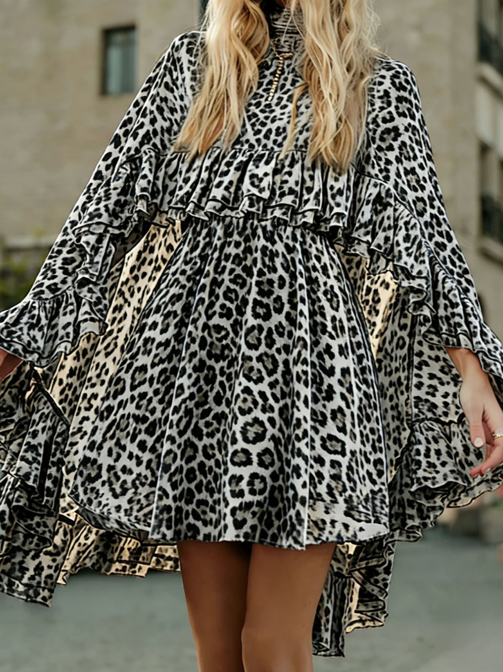 Elegant Chiffon Dress Fashion Inner Match Strap Two-Piece Set
