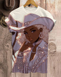 Cowboy Carter Tour Crew Neck Short Sleeve Tshirt