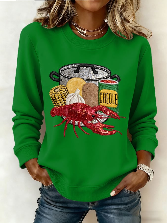 Women's casual carnival sweatshirt