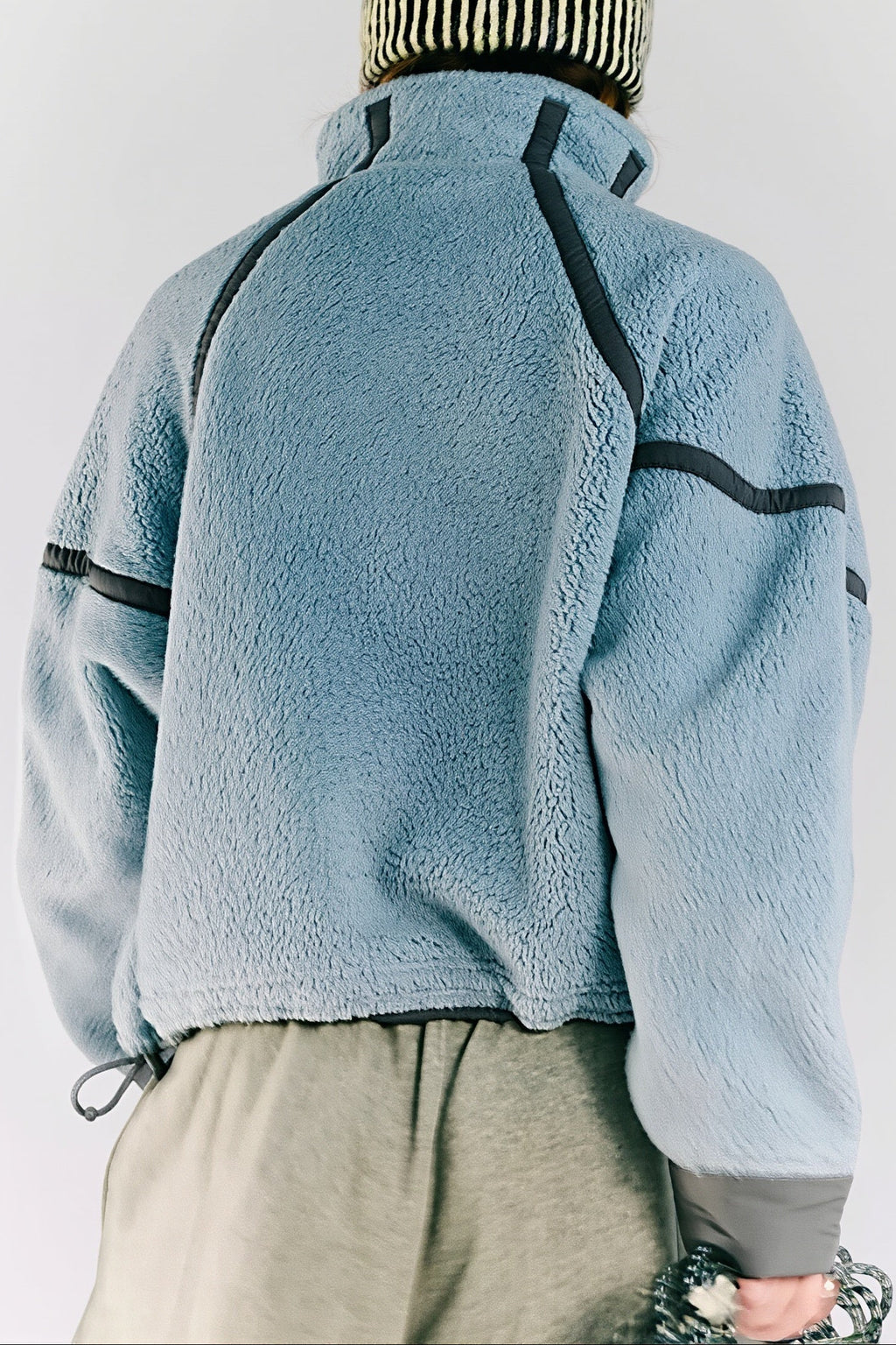 Colorblock Fleece Half Zip Sweatshirt