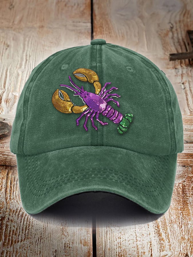 Unisex Distressed Cotton  Mardi Gras Hat
