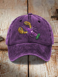 Unisex Distressed Cotton  Mardi Gras Hat