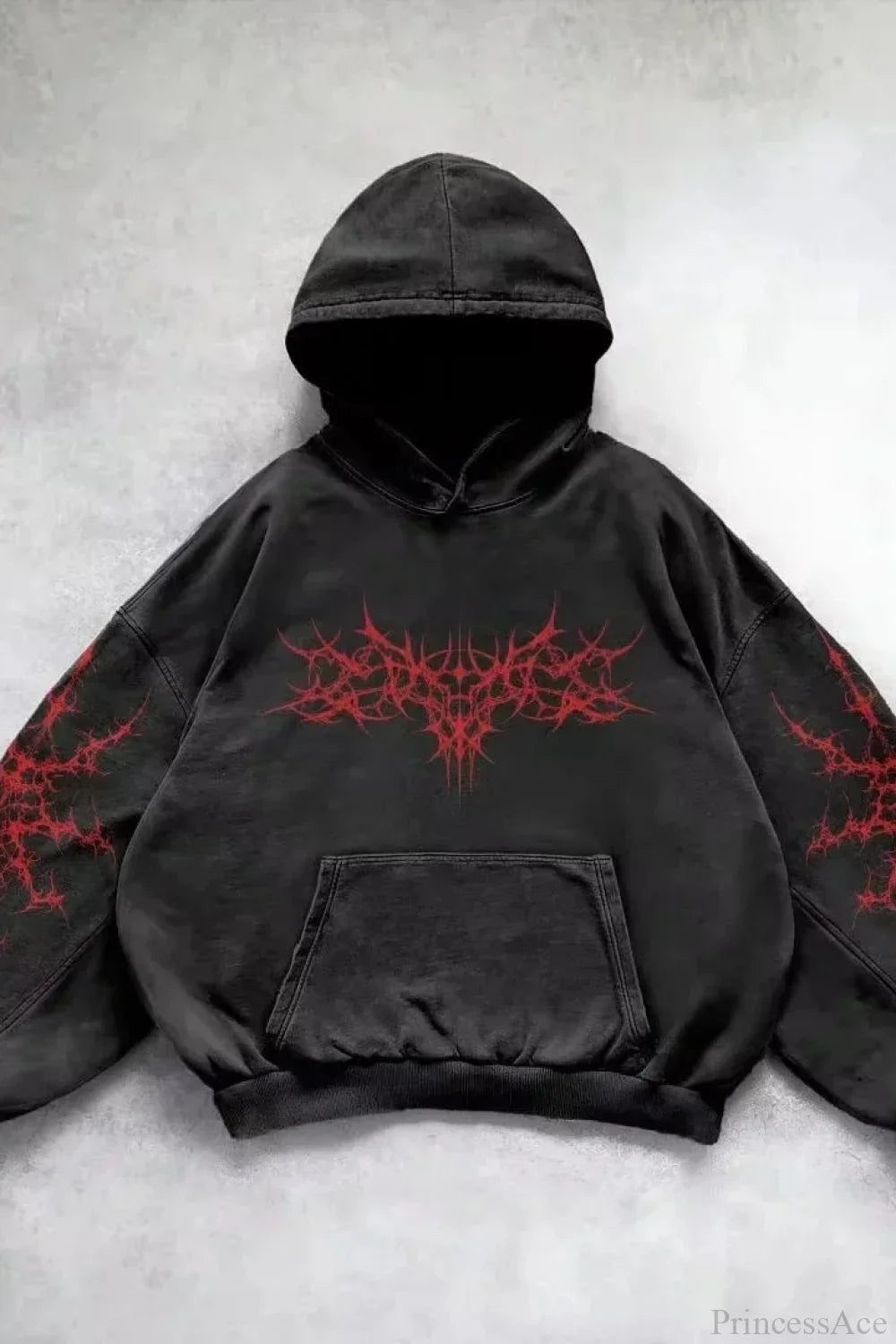 Fashion Trend Fleece Padded Zipper Hoodie