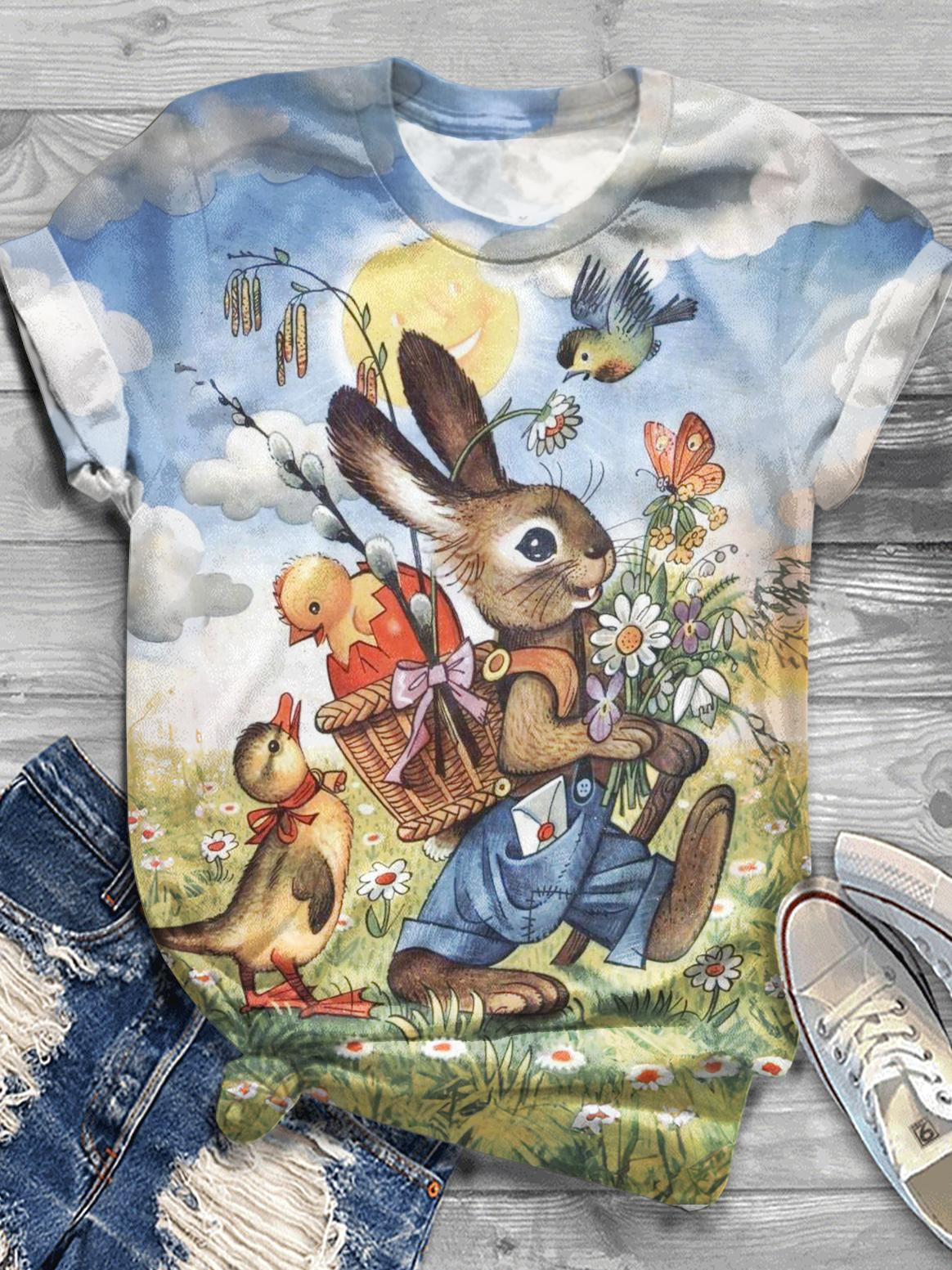 Easter Day Crew Neck T-shirt